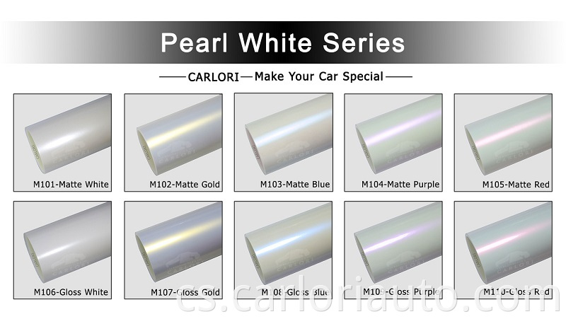 Pearl White Car Wrap Vinyl